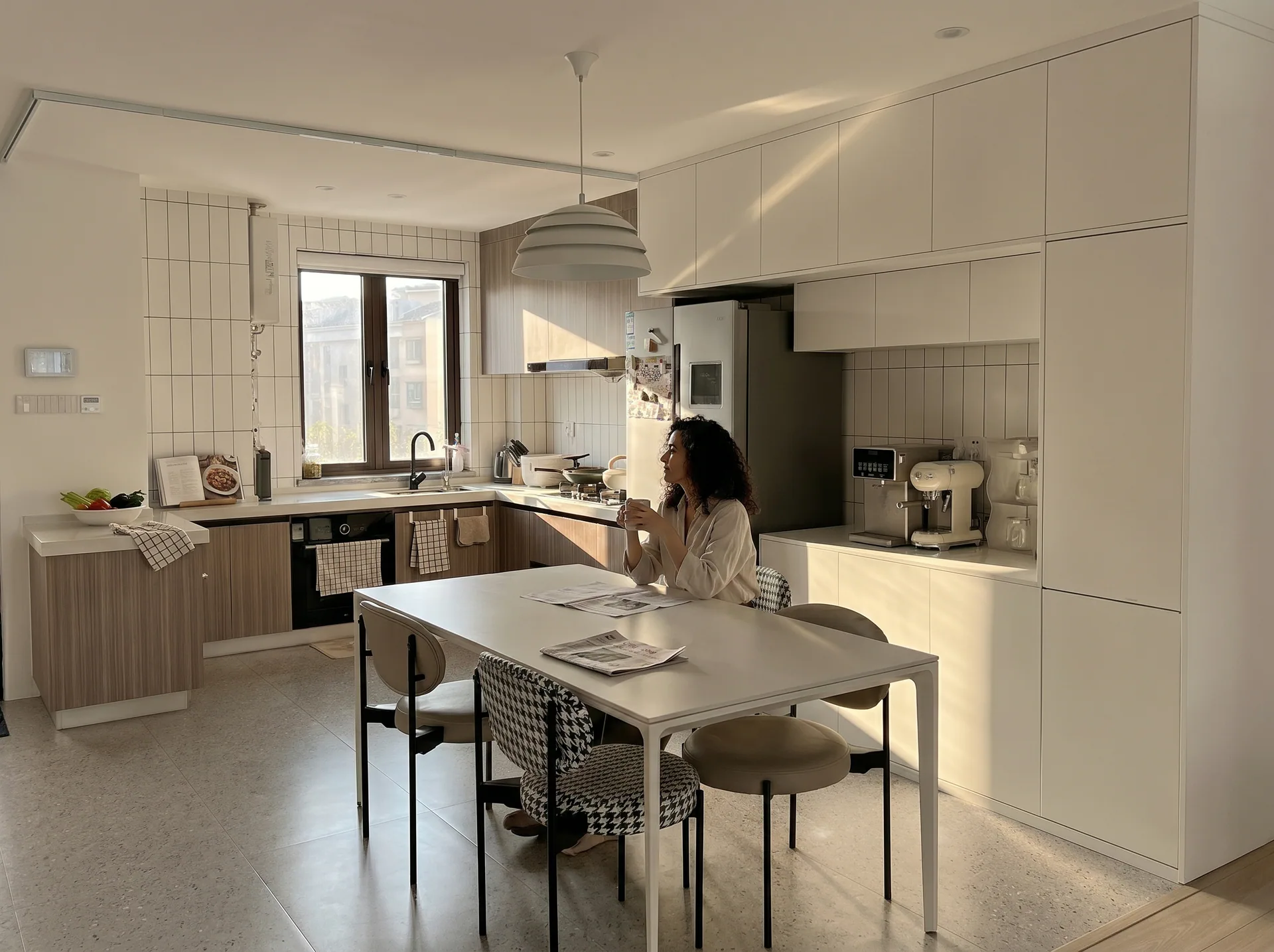 Japanese cream wood residential project project image